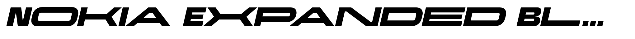 Nokia Expanded Black Italic image